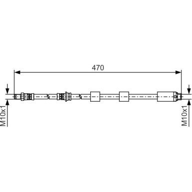 BOSCH | Bremsschlauch | 1 987 481 481