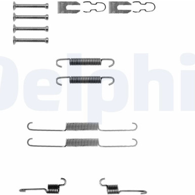 Delphi | Zubehörsatz, Bremsbacken | LY1238