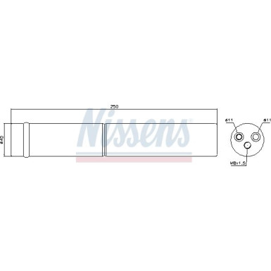 Nissens | Trockner, Klimaanlage | 95421