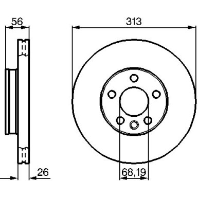 BOSCH | Bremsscheibe | 0 986 478 296