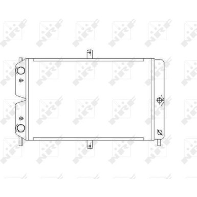 NRF | Kühler, Motorkühlung | 52008