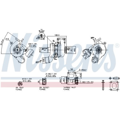 Nissens | Lader, Aufladung | 93104