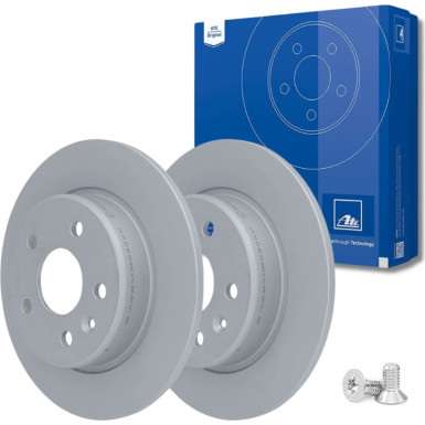 ATE 24.0110-0404.1 Bremsscheibe Ø264mm, 5x105,0, voll, beschichtet, mit Schrauben