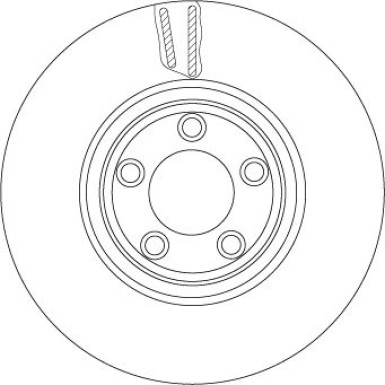 TRW | Bremsscheibe | DF6073S