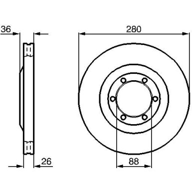 BOSCH | Bremsscheibe | 0 986 478 437