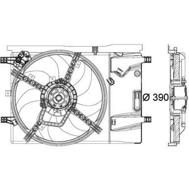 Mahle | Lüfter, Motorkühlung | CFF 183 000P