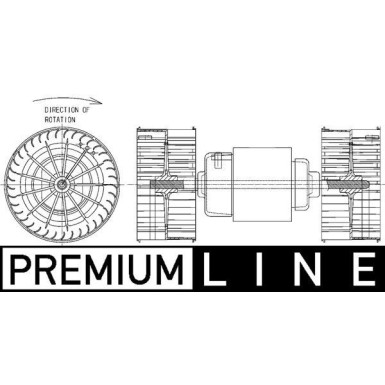 Mahle | Innenraumgebläse | AB 152 000P