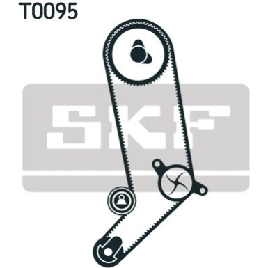 SKF | Wasserpumpe + Zahnriemensatz | VKMC 01253