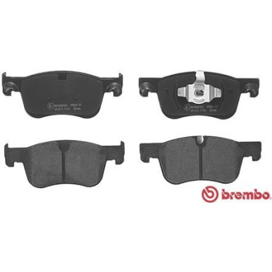 Brembo | Bremsbelagsatz, Scheibenbremse | P 61 116