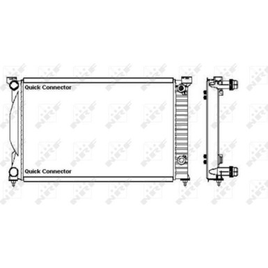 NRF | Kühler, Motorkühlung | 50543
