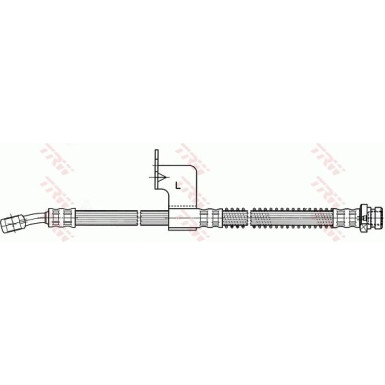 TRW | Bremsschlauch | PHD619