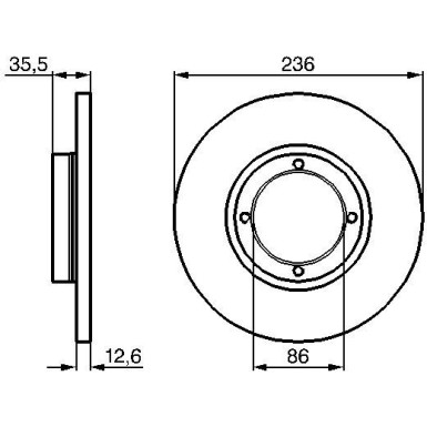 BOSCH | Bremsscheibe | 0 986 478 712