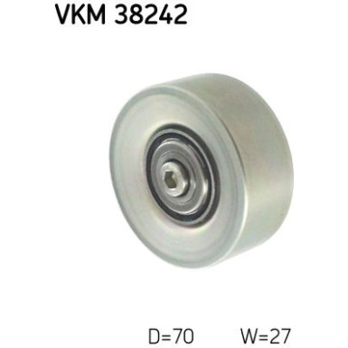 SKF | Umlenk-/Führungsrolle, Keilrippenriemen | VKM 38242