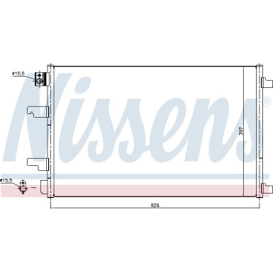 Nissens | Kondensator, Klimaanlage | 940402