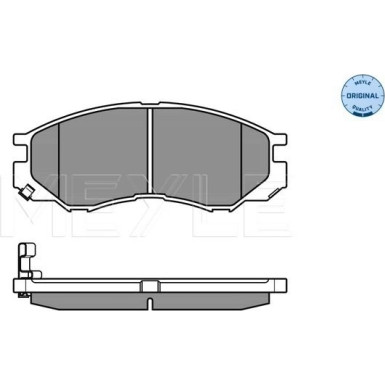 Meyle | Bremsbelagsatz, Scheibenbremse | 025 232 9015/W