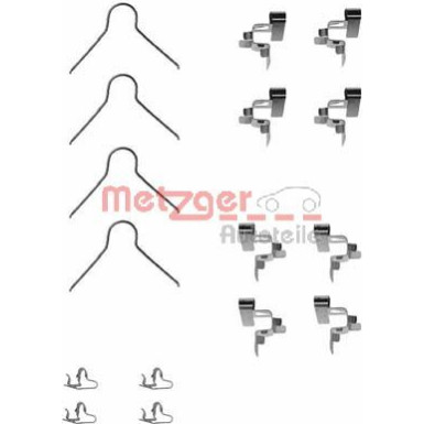 Metzger | Zubehörsatz, Scheibenbremsbelag | 109-1030