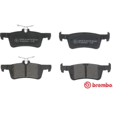 Brembo | Bremsbelagsatz, Scheibenbremse | P 61 121