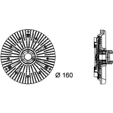 Mahle | Kupplung, Kühlerlüfter | CFC 79 000P