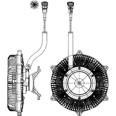 Mahle | Kupplung, Kühlerlüfter | CFC 215 000P