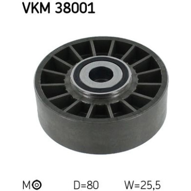 SKF | Spannrolle, Keilrippenriemen | VKM 38001