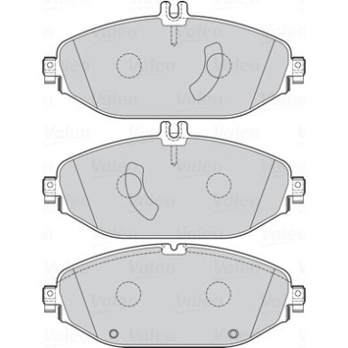 Valeo | Bremsbelagsatz, Scheibenbremse | 302305