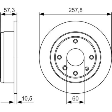 BOSCH | Bremsscheibe | 0 986 479 985