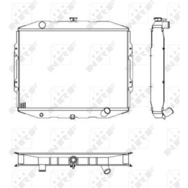 NRF | Kühler, Motorkühlung | 504125