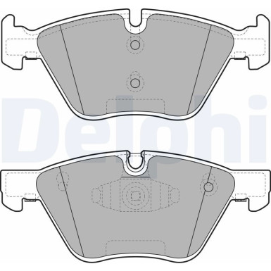 Delphi | Bremsbelagsatz, Scheibenbremse | LP1960