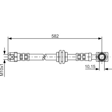 BOSCH | Bremsschlauch | 1 987 476 991