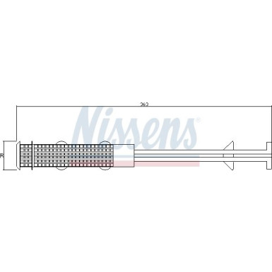 Nissens | Trockner, Klimaanlage | 95357