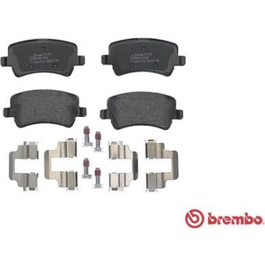 Brembo | Bremsbelagsatz, Scheibenbremse | P 24 078