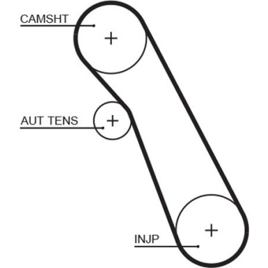 Gates | Zahnriemen | 5541XS