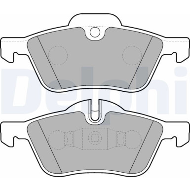 Delphi | Bremsbelagsatz, Scheibenbremse | LP1657