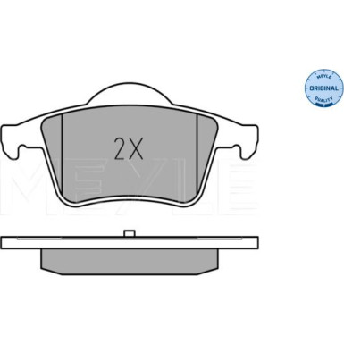 Meyle | Bremsbelagsatz, Scheibenbremse | 025 230 7616 Meyle | Bremsbelagsatz, Scheibenbremse | 025 230 7616
