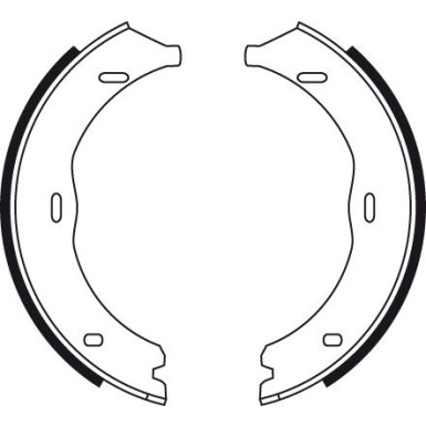 TRW | Bremsbackensatz, Feststellbremse | GS8741 TRW | Bremsbackensatz, Feststellbremse | GS8741