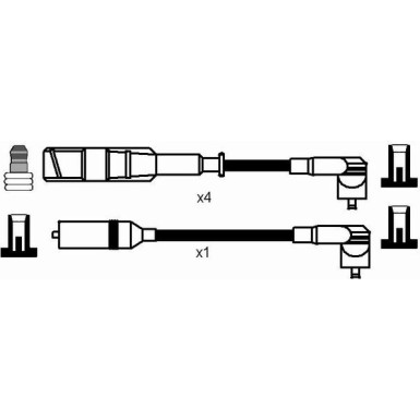 NGK | Zündleitungssatz | 0515