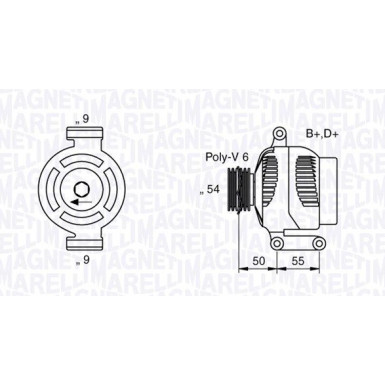 Magneti Marelli | Generator | 063358061010