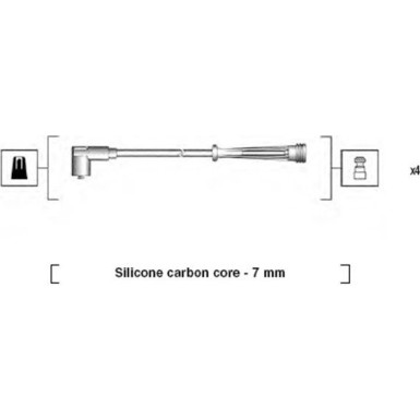 Magneti Marelli | Zündleitungssatz | 941145380735