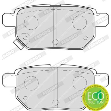 Ferodo | Bremsbelagsatz, Scheibenbremse | FDB4042