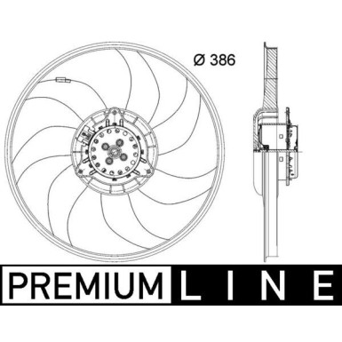 Mahle | Lüfter, Motorkühlung | CFF 399 000P