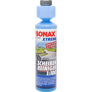 SONAX 02711410 XTREME Scheibenwischwasser 1:100 Dosierkopfflasche, 250ml