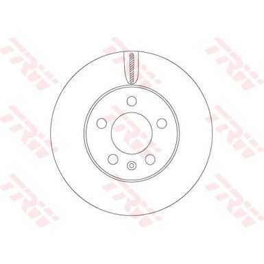 TRW | Bremsscheibe | DF6584