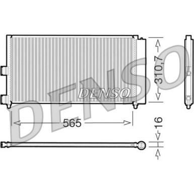 Denso | Kondensator, Klimaanlage | DCN09070