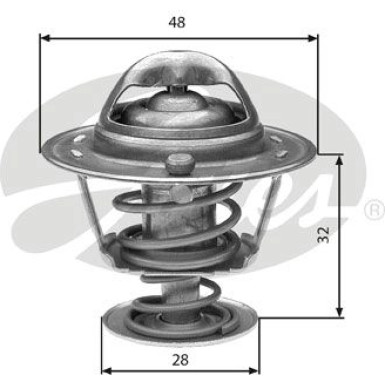 Gates | Thermostat, Kühlmittel | TH32576G1