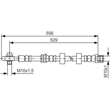 BOSCH | Bremsschlauch | 1 987 481 375