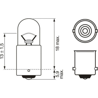 BOSCH | Glühlampe | 1 987 302 212