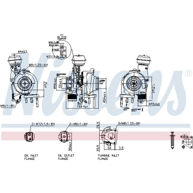 Nissens | Lader, Aufladung | 93201