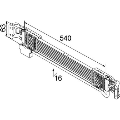 Mahle | Ölkühler, Motoröl | CLC 69 000P