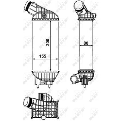 NRF | Ladeluftkühler | 30462
