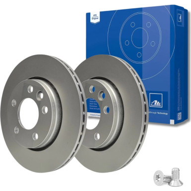 ATE 24.0122-0211.1 Bremsscheibe Ø294mm, 5x120,0, Belüftet, beschichtet, hochgekohlt